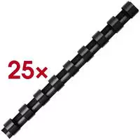 Fellowes Plastik-Binder&uuml;cken, Format 14 mm, 25 St&uuml;ck, f. Plastikbindemaschinen,
