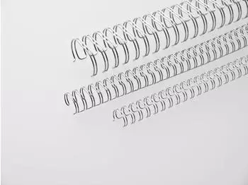 Renz Ring Wire Drahtkamm-Bindeelemente 3:1 Teilung 8mm silber 34 Schlaufen (310800634)