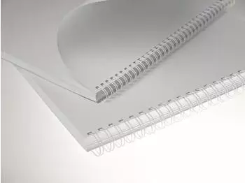 Renz Drahtkammbindeelemente 34 Schlaufen, 3:1 Teilung, 14,3mm, weiß (311430034)