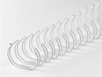r&b Drahtbinderücken 34 Ringe 9,5mm weiß, 100 St. (34RM95-WS)
