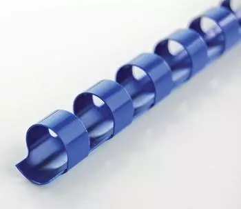 GBC CombBind Plastikbinderücken DIN A4 8mm blau, 100 St. (4028234)