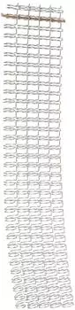 GBC WireBind Drahtbinderücken A4 9,5mm silber, 34 Ringe, 25 Stück (4400697)