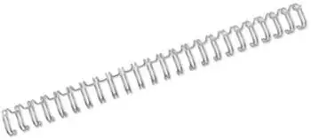 GBC WireBind 3:1 Nr. 6 Drahtbinder&uuml;cken A5 9,5mm silber, 250 St&uuml;ck (RE510697)