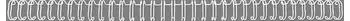 GBC WireBind Drahtbinderücken A4 Nr. 7 11mm weiß, 250 Stück (RE810770)