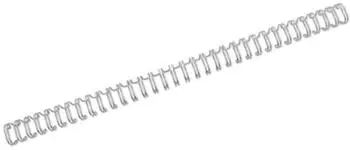 GBC WireBind Drahtbinder&uuml;cken A4 Nr. 7 11mm silber, 250 St&uuml;ck (RE810797)
