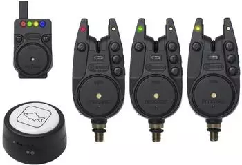 Prologic C-Series Pro Alarm Bissanzeigerset 3+1+1 Rot/Grün/Gelb