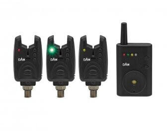 DAM Nano+ Wireless Bite Alarm Set 3+1 green/red/yellow