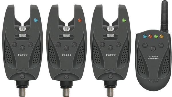 Cormoran Pro Carp F-2000 Wireless Bite Indicator Complete Set 3+1
