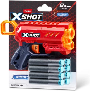 ZURU X-Shot Micro 2.0 Farbkarte, 12 Stück