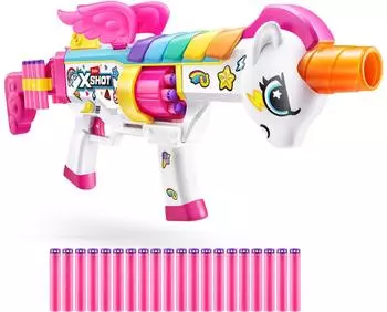 ZURU X-Shot Blastercorn Rizz Master Dartblaster mit 24 Darts (36830)
