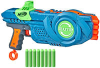 Nerf Blaster Flipshots Flip-8, 2 x 4 L&auml;ufe, mit Visier und 8 Darts