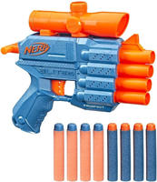Nerf Blaster Elite 2.0 Prospect QS-4, 4 L&auml;ufe, mit Fernrohr und 8 Darts