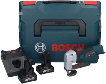 Bosch GSC 12 V-13 Professional (2x 6,0 Ah + Ladeger&auml;t + L-Boxx)