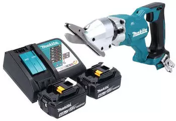 Makita DJS 800 RM Faserzement-Schere Brushless 18V, 2x 4,0Ah + Ladeger&auml;t (DJS 800 RM)