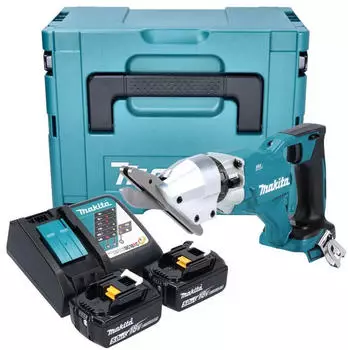 Makita DJS 800 RTJ Akku-Faserzementschere 18V Brushless, 2x 5,0Ah (DJS800RTJ)