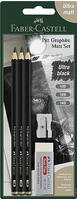 FABER-CASTELL 115297, Multi, Schwarz, Sichtverpackung, 3 St&uuml;ck(e)