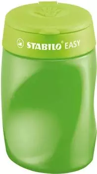 STABILO EASYsharpener Ergonomischer Dosen-Spitzer 3-in-1, Rechtsh&auml;nder, Gr&uuml;n, 3er-Pack (4502/4-3)