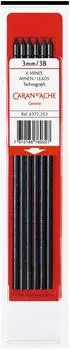 Caran d'Ache Technograph Graphit-Minen 3mm, 6B, 6 Stück (6377.356)