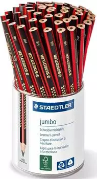 Staedtler Noris Club Jumbo Schreiblernstift HB, 50 St&uuml;ck (1285-2KP50)