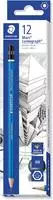 Staedtler 100-4H, Staedtler Pencil Mars Lumograph 4H 12 pcs