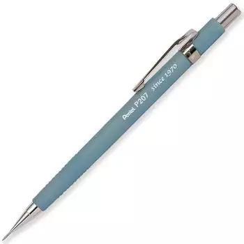 Pentel P207 Automatischer Druckbleistift 0,7mm HB Hellblau (P207-JN)