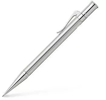 Graf von Faber-Castell Drehbleistift Classic, platiniert, 0,7mm, Härtegrad B (135532)