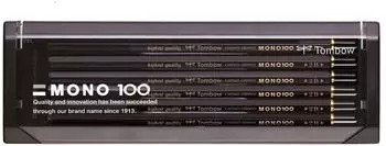 Tombow MONO 100 Bleistift 2B, 12er-Pack (MONO-100-2B)