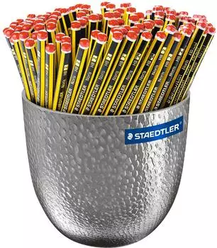 Staedtler Noris Bleistift HB Blumentopf-Display 144er Set (120 BT1)
