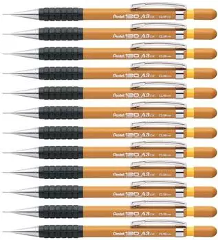 Pentel A300 Druckbleistift 0,9mm, 12er-Pack (A319-Y)