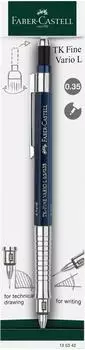 Faber-Castell TK-Fine Vario L Druckbleistift 0,35mm, indigo (135342)