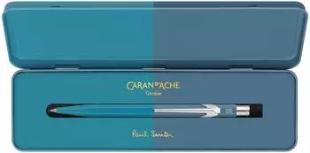 Caran d'Ache Paul Smith V4 Druckbleistift, cyan Stahl (CDMF0844.342)