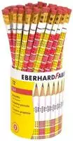 EBERHARD FABER 511872 Bleistift "1 x 1", mit Radierer, 72er K&uuml;cher