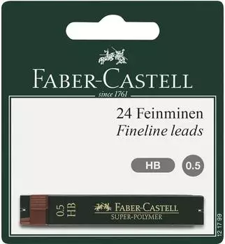 Faber-Castell Fein Druckbleistiftminen Super-Polymer 0,5mm HB (121799)