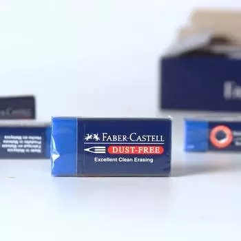 Faber-Castell Dust-Free Radierer blau, 63x22x11mm (187170)