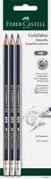 FABER-CASTELL Bleistift Goldfaber G-tip HB 3x BK