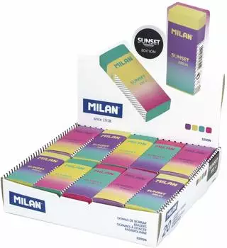MILAN Nata 320 Sunset Edition Radiergummis, 20er-Pack (CPM320SN)
