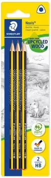 Staedtler Noris Bleistift HB, 3er-Pack (183-HBBK3 ST)