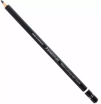 Staedtler Mars Lumograph Black Bleistift, H&auml;rtegrad 2B (100B-2B)