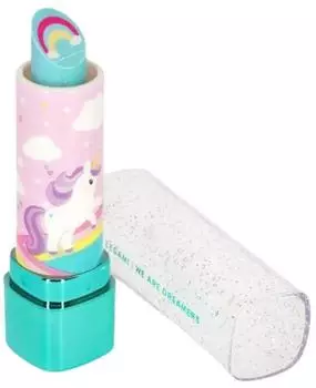 Legami Xoxo Radiergummi mit Duft, Einhorn, Lippenstiftform
