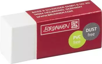 Brunnen Radiergummi Mini Dust Free, für Bleistifte, weiß, Kunststoff
