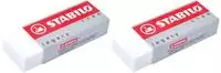 Stabilo 1186/20, STABILO Radiergummi Legacy wei&szlig;