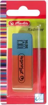 Herlitz 10 Radierer, Graphit/Tinte, rot/blau (8685703)