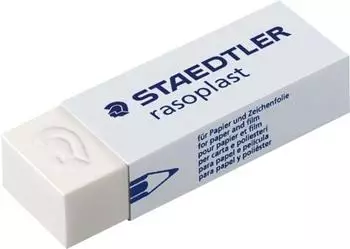 Staedtler Rasoplast Radierer wei&szlig;, 65x13x23mm (526 B20)