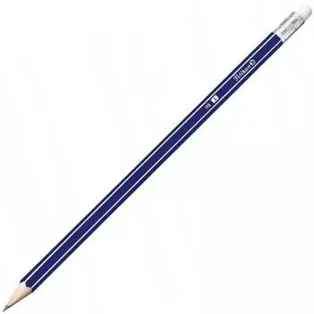 Pelikan Bleistift HB mit Radierer, sechskantig, blau (979393)