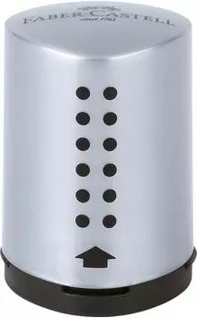 Faber-Castell Grip 2001 Mini Spitzer, silber (182597)