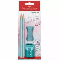 Faber-Castell 118297, FABER-CASTELL Grip Sparkle Bleistift-Set B ocean...
