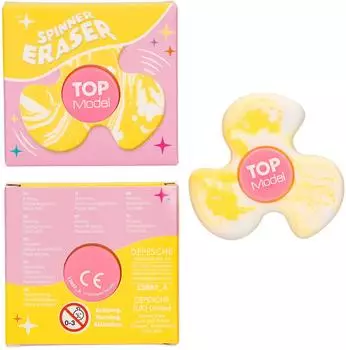 Depesche TOPModel Spinner Radiergummi, 4 Farben (Topmodel-spinnereraser)