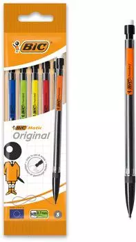 BIC Matic Druckbleistift HB 0,7mm, 5er-Pack (875586)