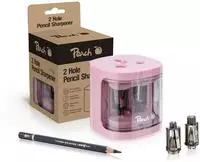 Peach Spitzmaschine PO102, elektrisch, f&uuml;r Stiftdurchmesser bis 12mm, pink