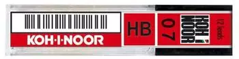 Koh-I-Noor Druckbleistiftminen 0,7mm HB, 12 Stück (E207-HB)